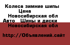 Колеса зимние шипы › Цена ­ 9 000 - Новосибирская обл. Авто » Шины и диски   . Новосибирская обл.